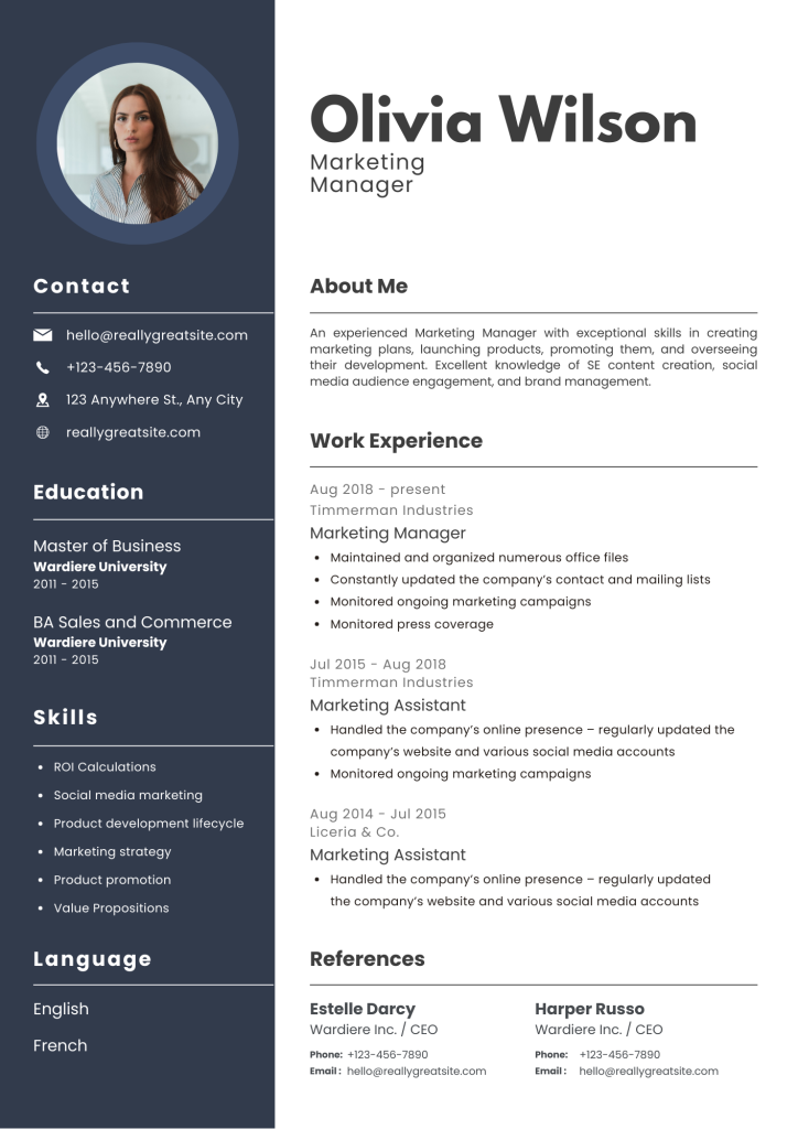 Voorbeeld CV